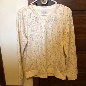 Lucky Brand floral sweatshirt